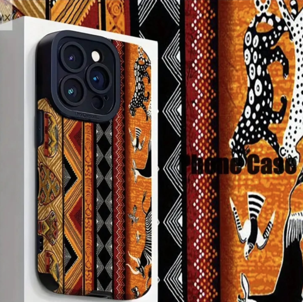 African print phone case 