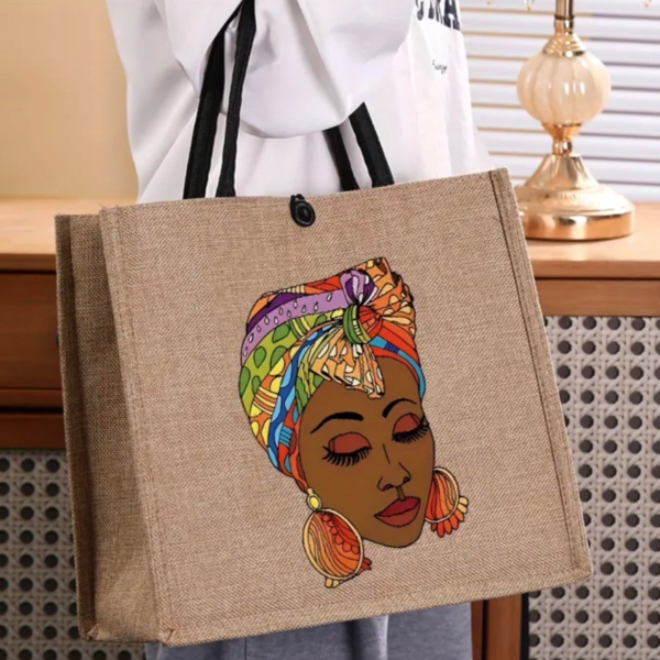 Afro Queen Tote Bag